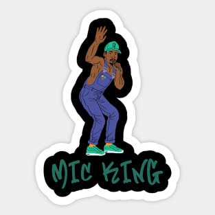 Mic King Sticker